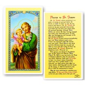 St. Joseph Holy Card